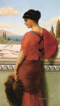 Phyleis Neoclassicist lady John William Godward Oil Paintings